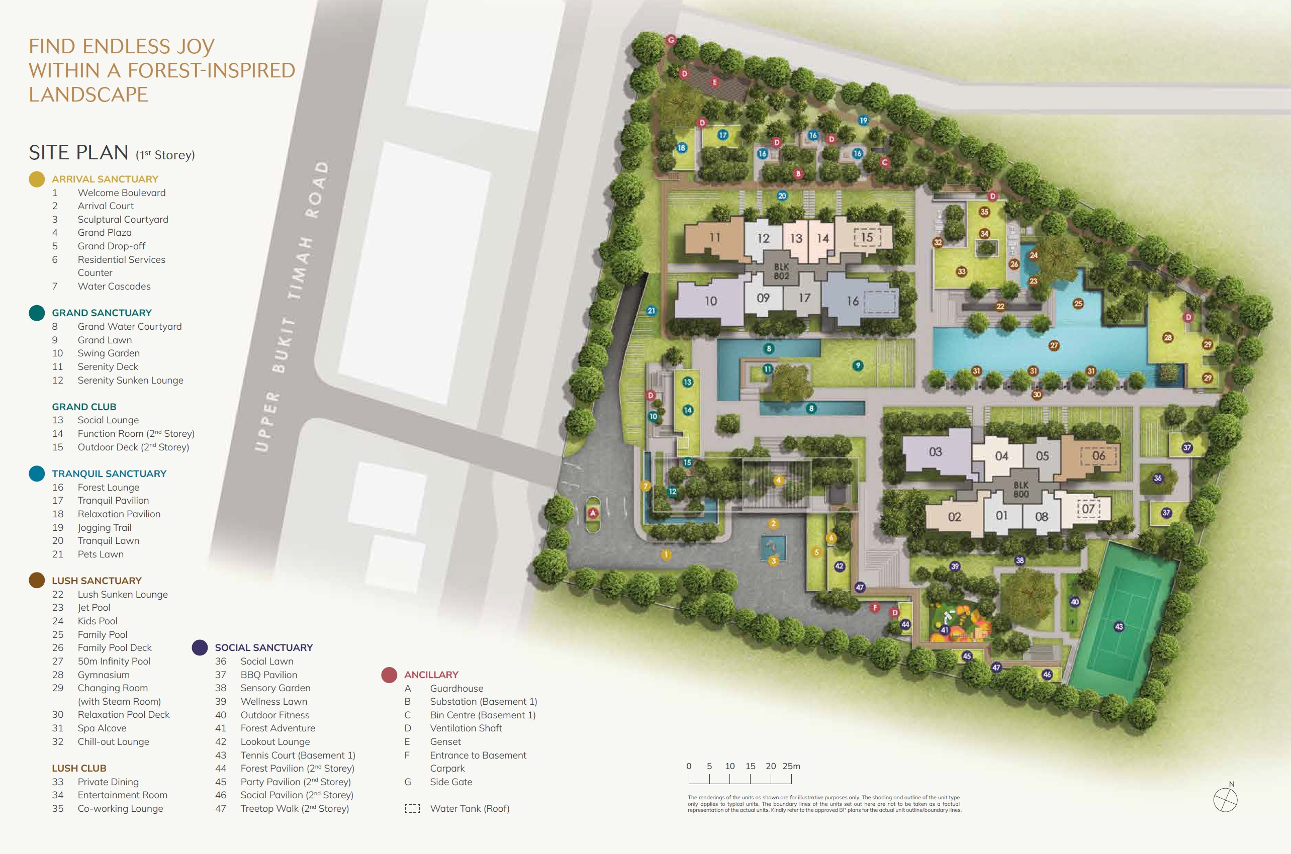 The M Site Plan